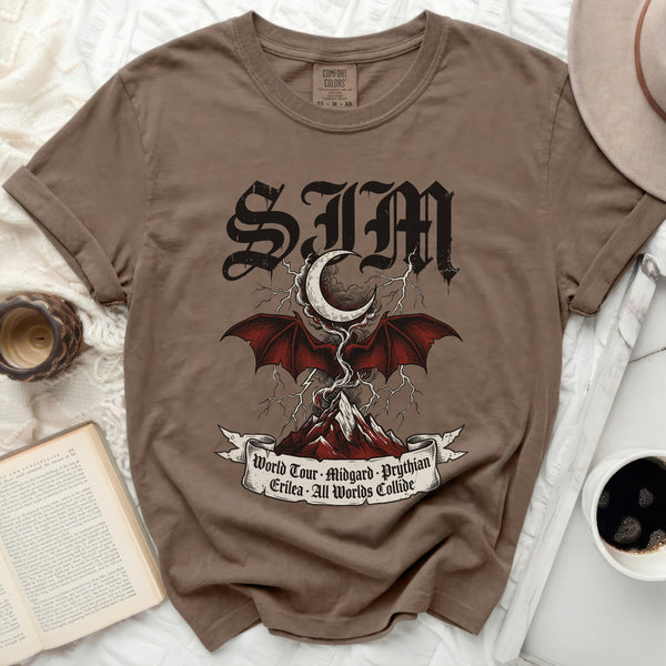 SJM Worlds Collide Tee in Espresso