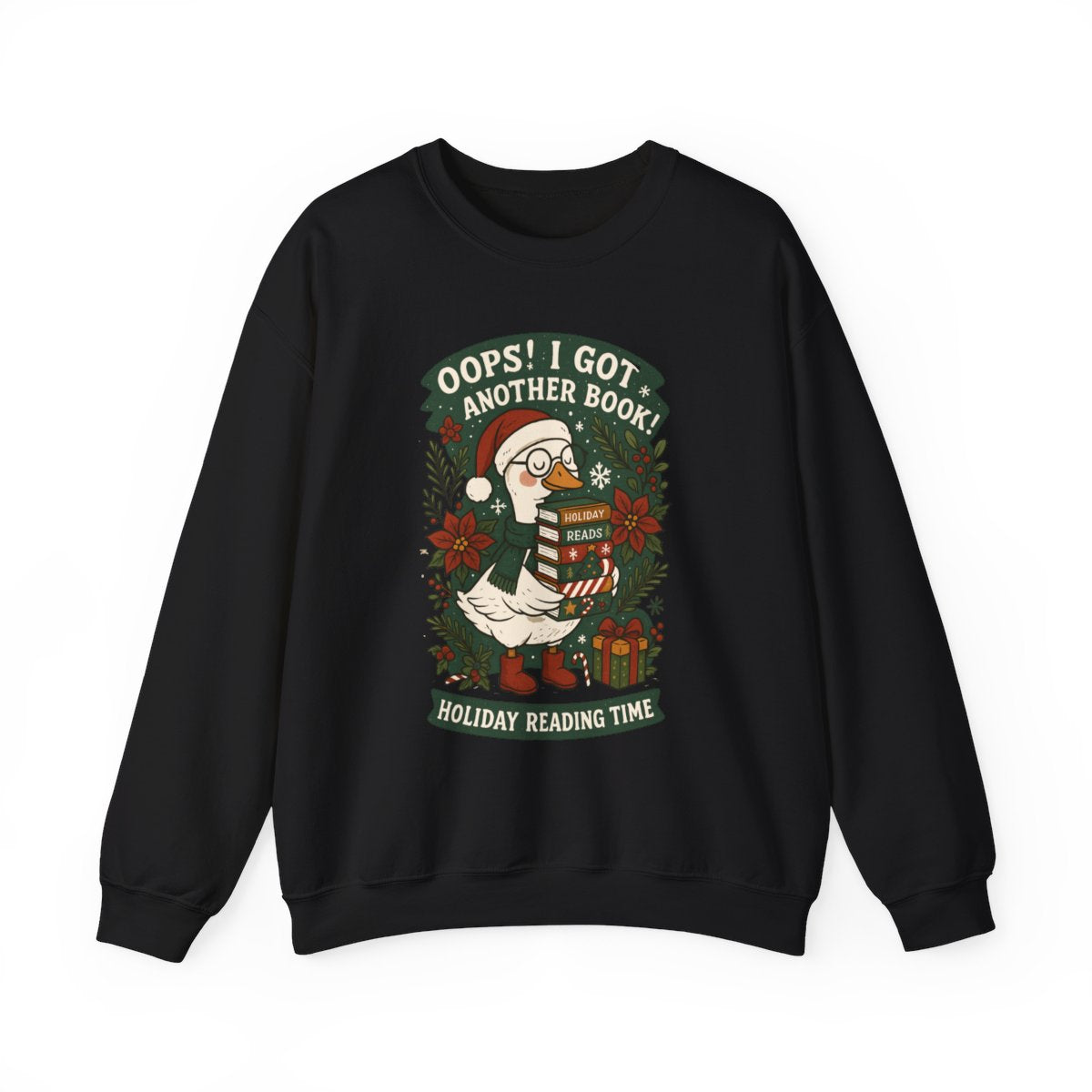 Oops I Got Another Book Holiday Reading Time Sweatshirt