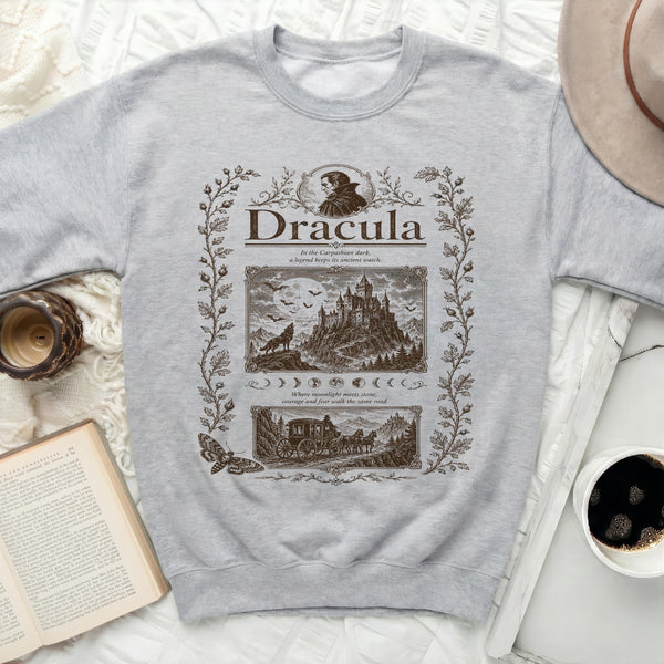 Dracula Lore Sweatshirt in Sport Grey
