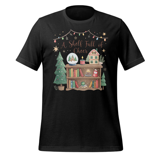 Festive Shelf Full of Cheer Holiday Shirt