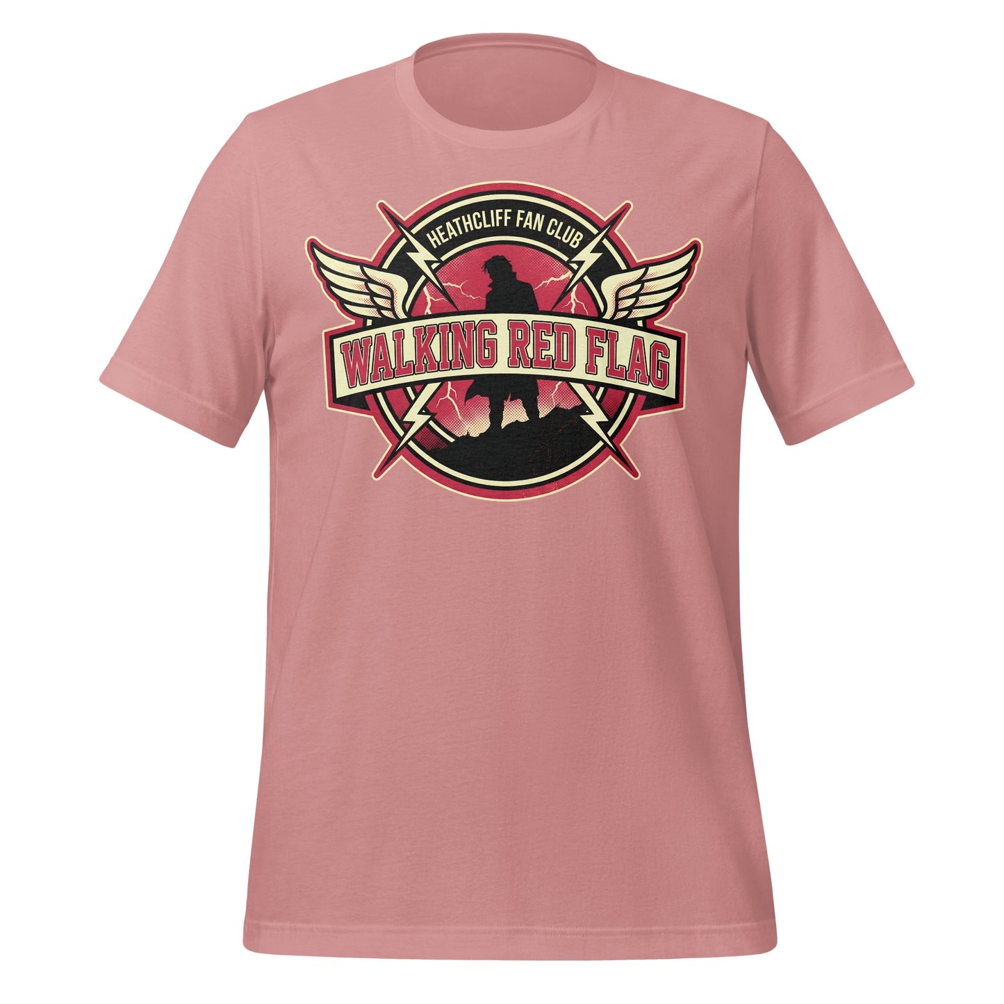Heathcliff Fan Club Walking Red Flag T-shirt