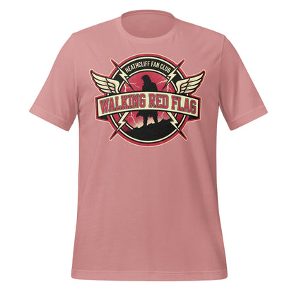 Heathcliff Fan Club Walking Red Flag T-shirt