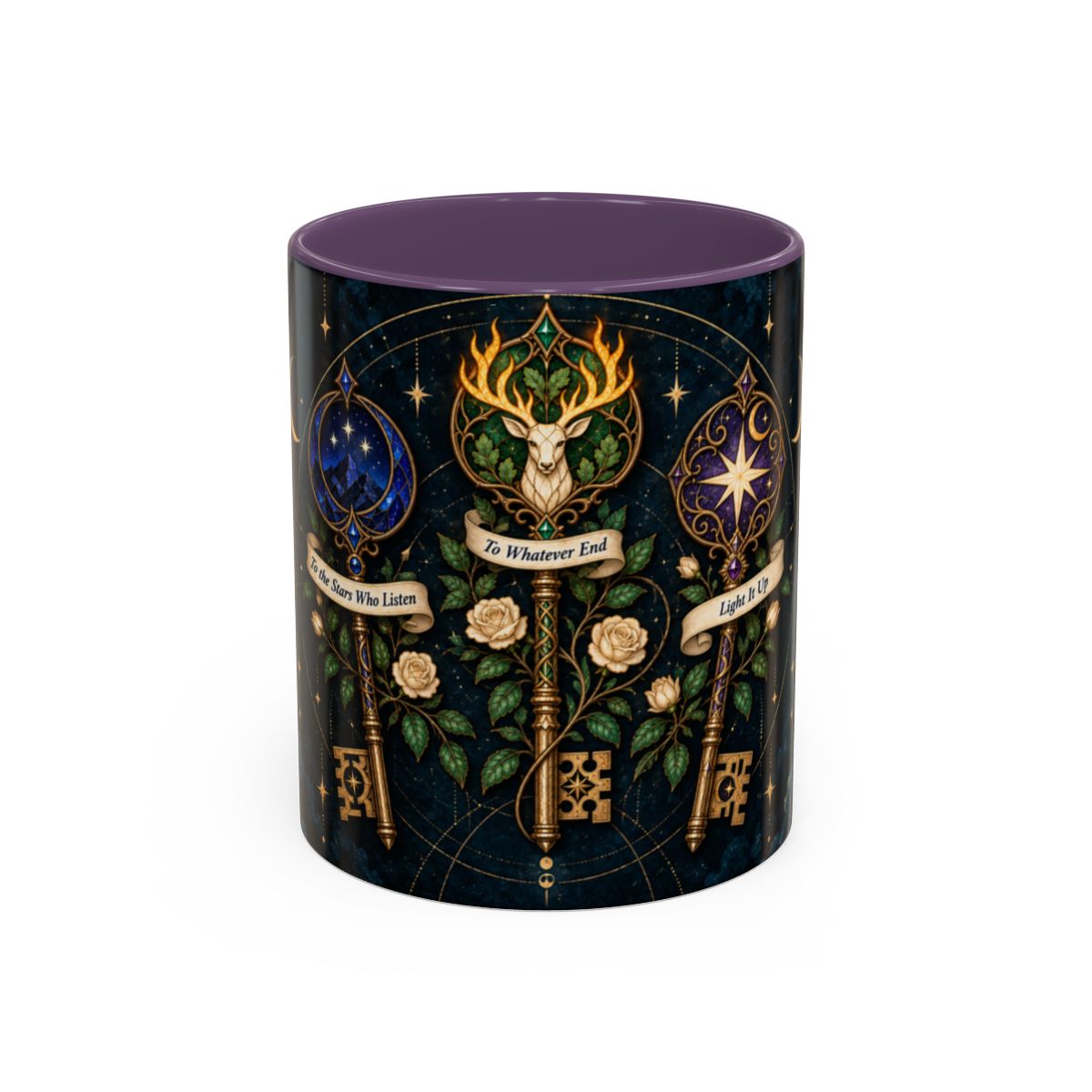Purple mug, front