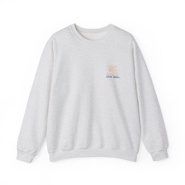 Books & Coffee Sweatshirt in Ash