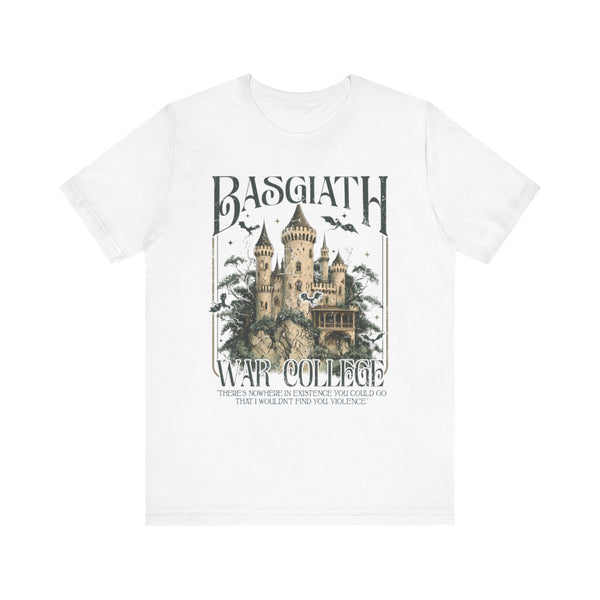Booktok Basgiath Tee in White