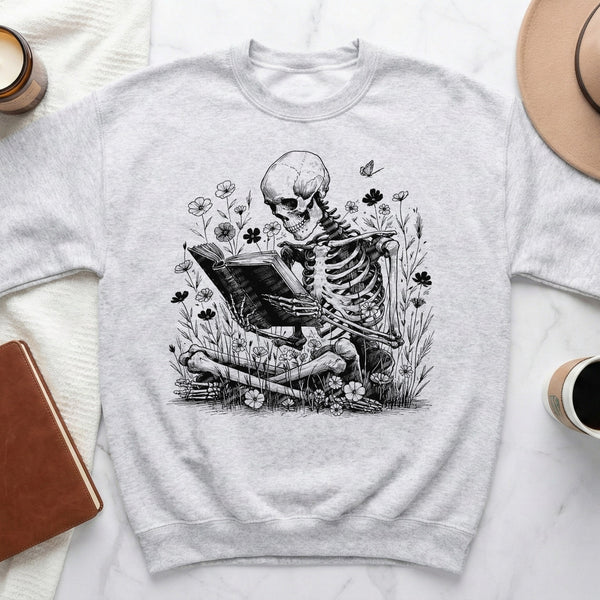 Botanical Scholar Sweatshirt in Ash