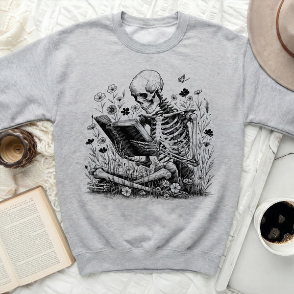 Botanical Scholar Sweatshirt in Sport Grey