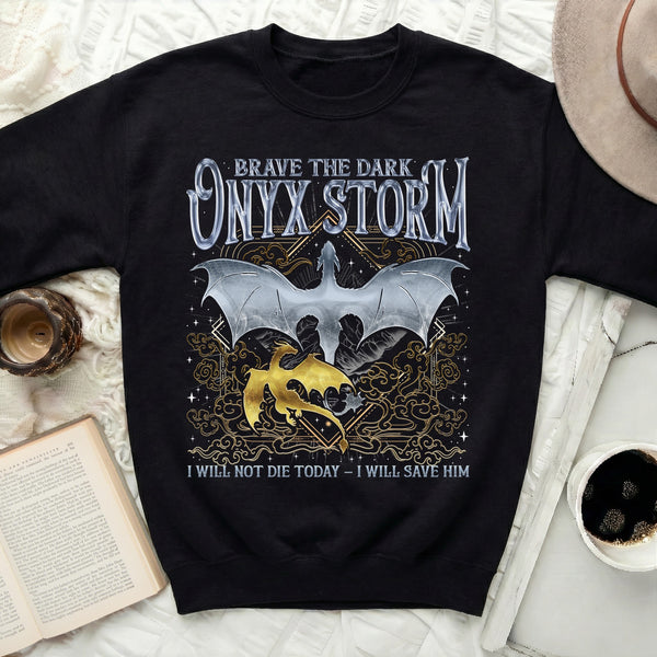 Brave The Dark Onyx Storm Sweatshirt in Black