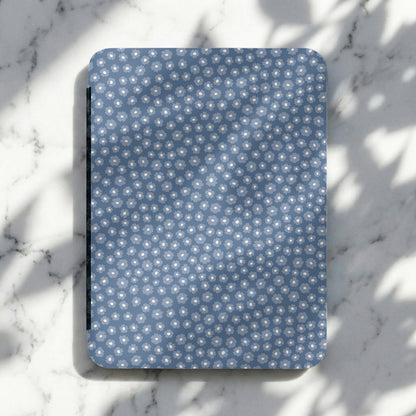Stylish Blue Flower Pattern Design Notebook