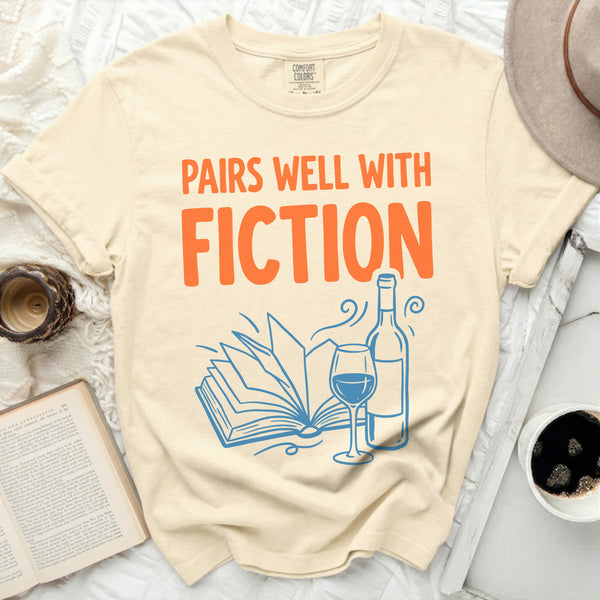 Pairs Well With Fiction Tee in Ivory