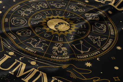 Zodiac Sign Star Chart Black and Gold product