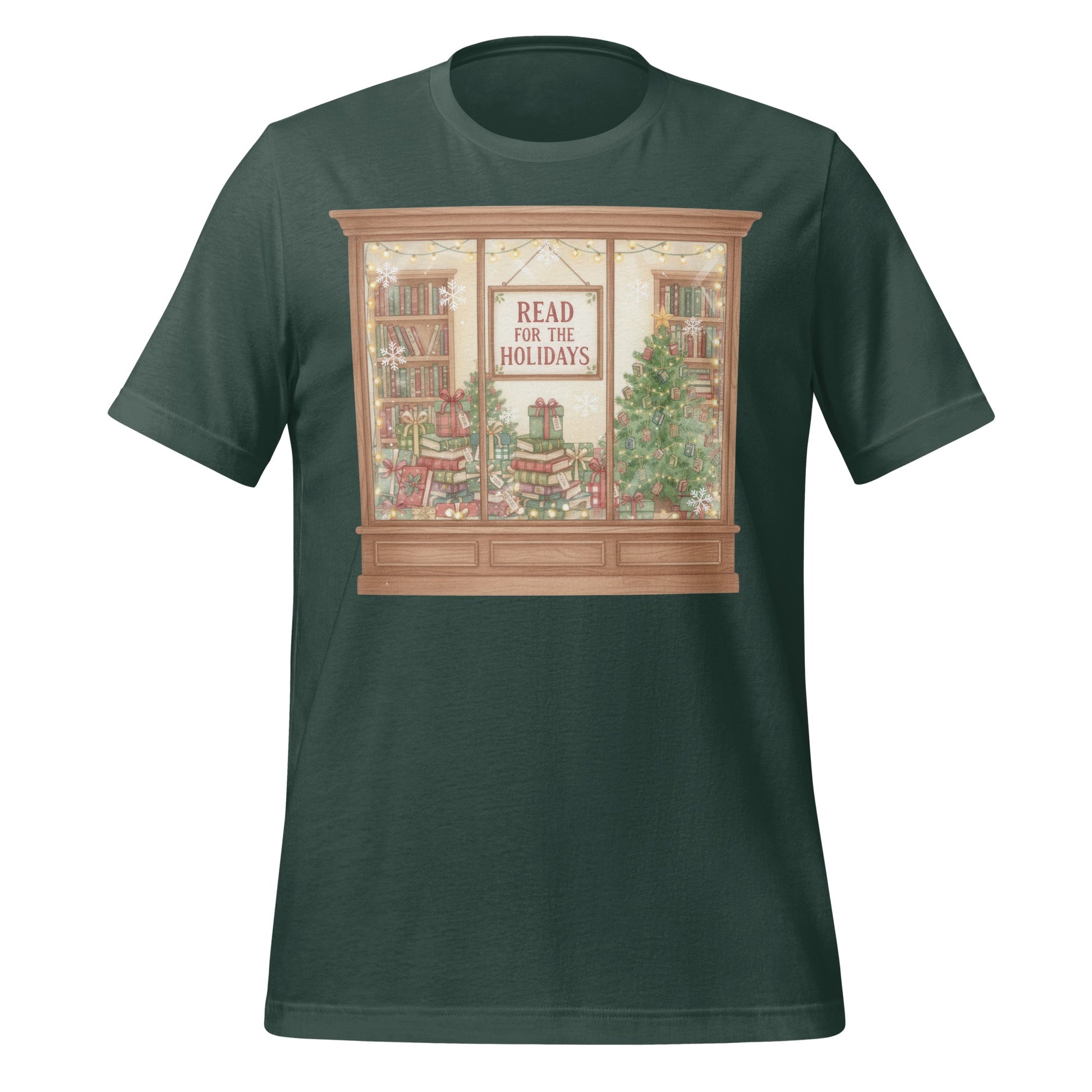 Read for the Holidays Festive Graphic T-shirt