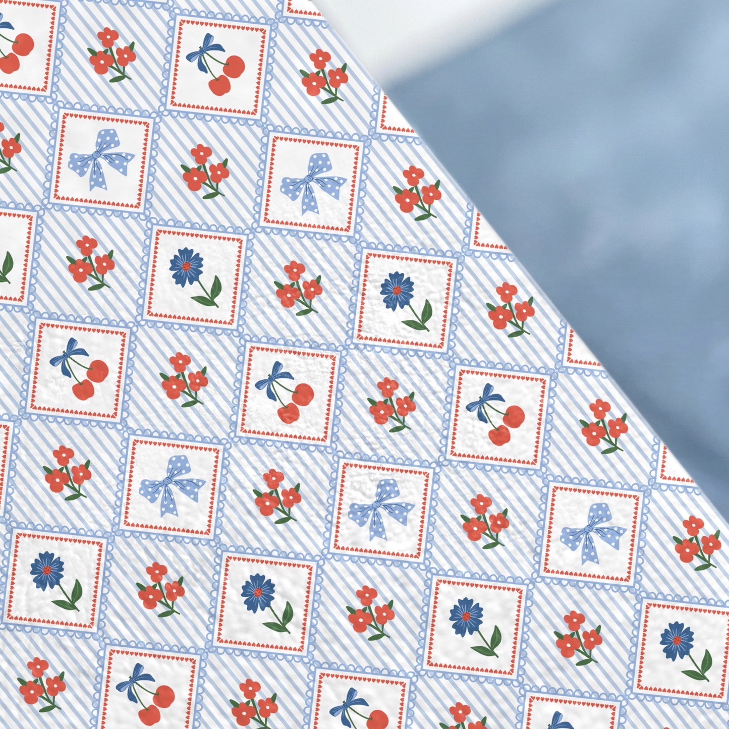 Vintage Floral and Fruit Pattern Decorative Wrap