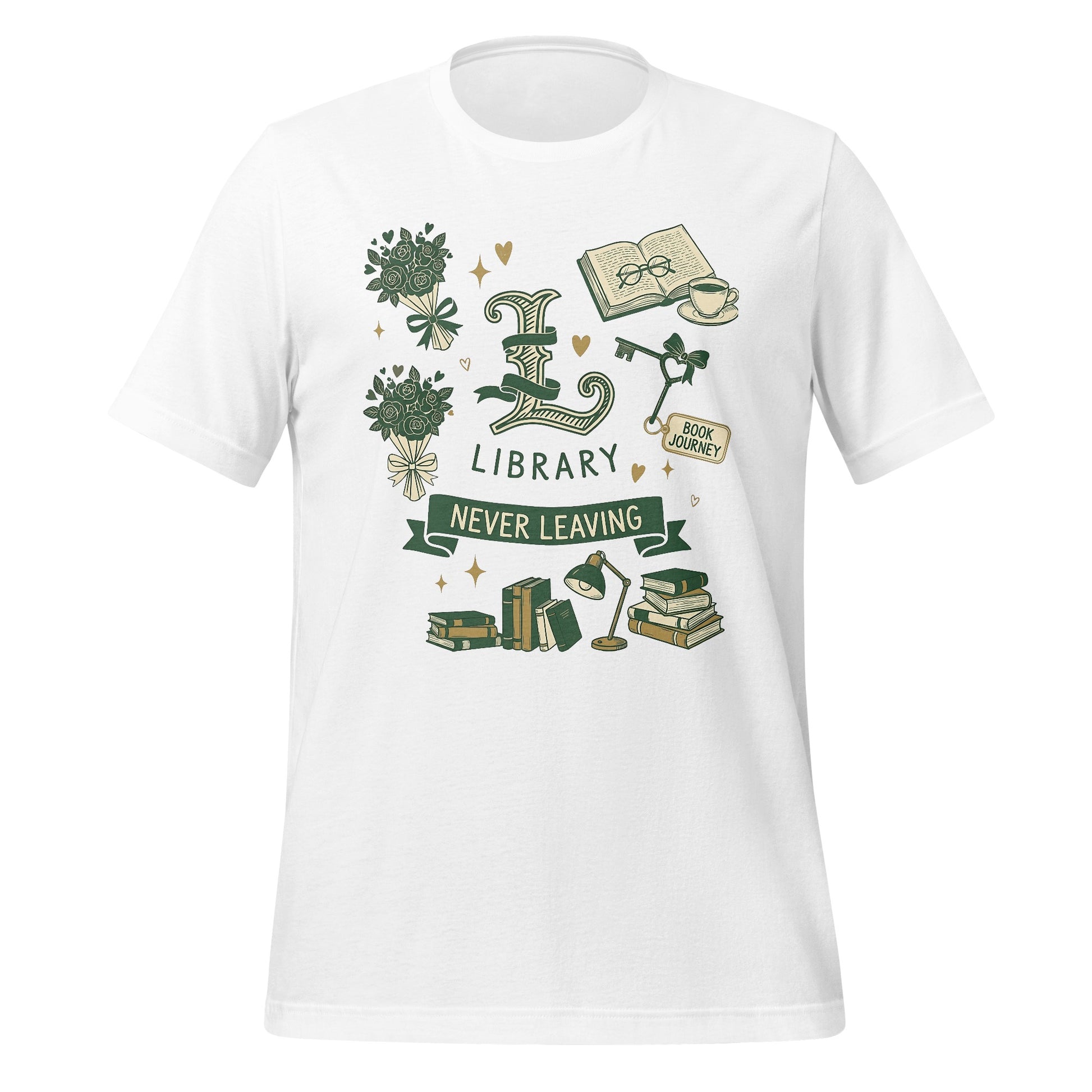 Library Never Leaving Book Journey Tee