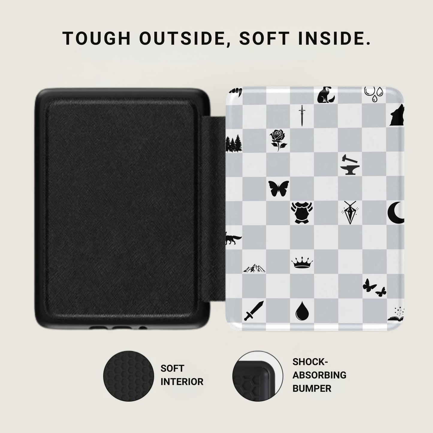 TOUGH OUTSIDE SOFT INSIDE SHOCK-ABSORBING BUMPER product type