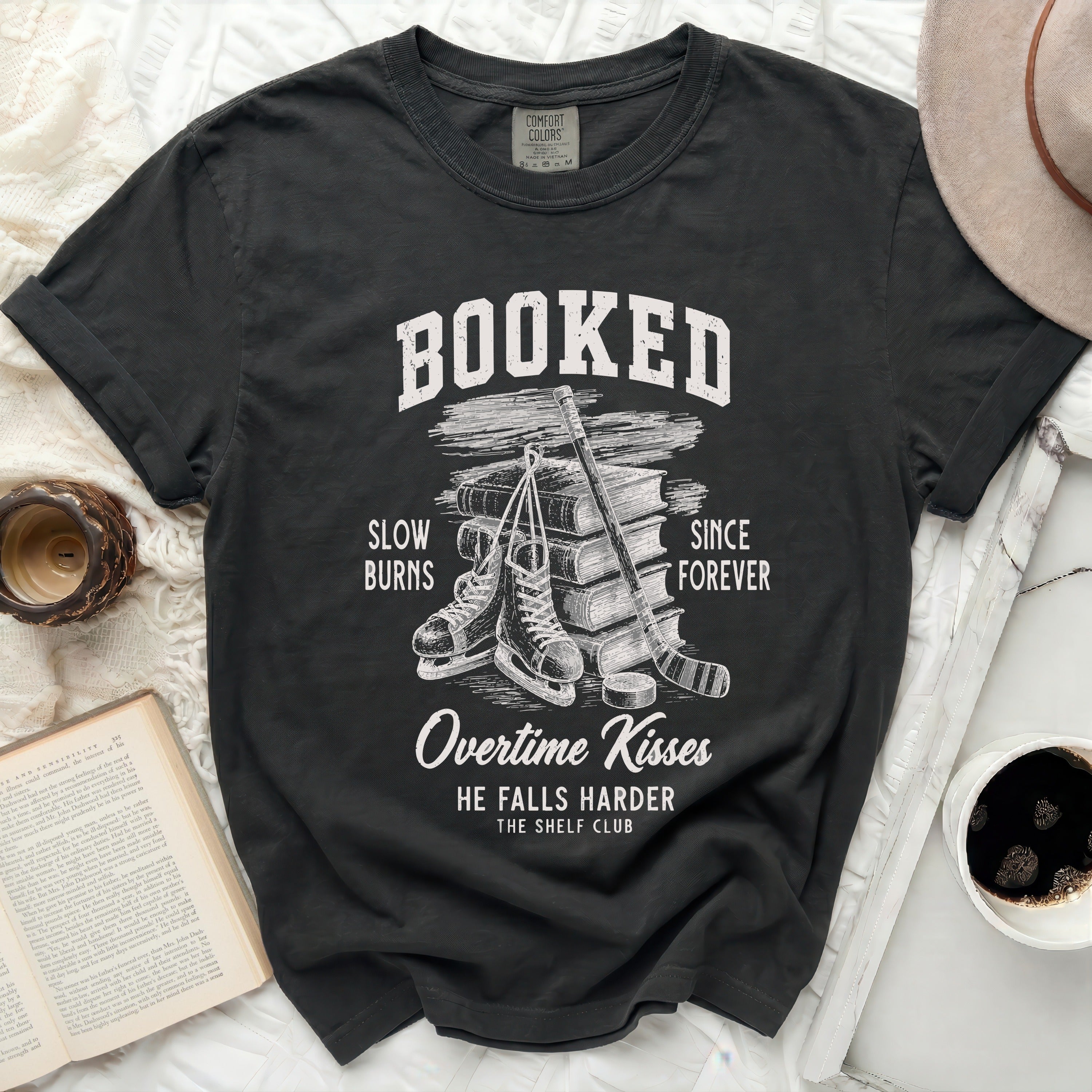 Black Comfort Colors t-shirt with 