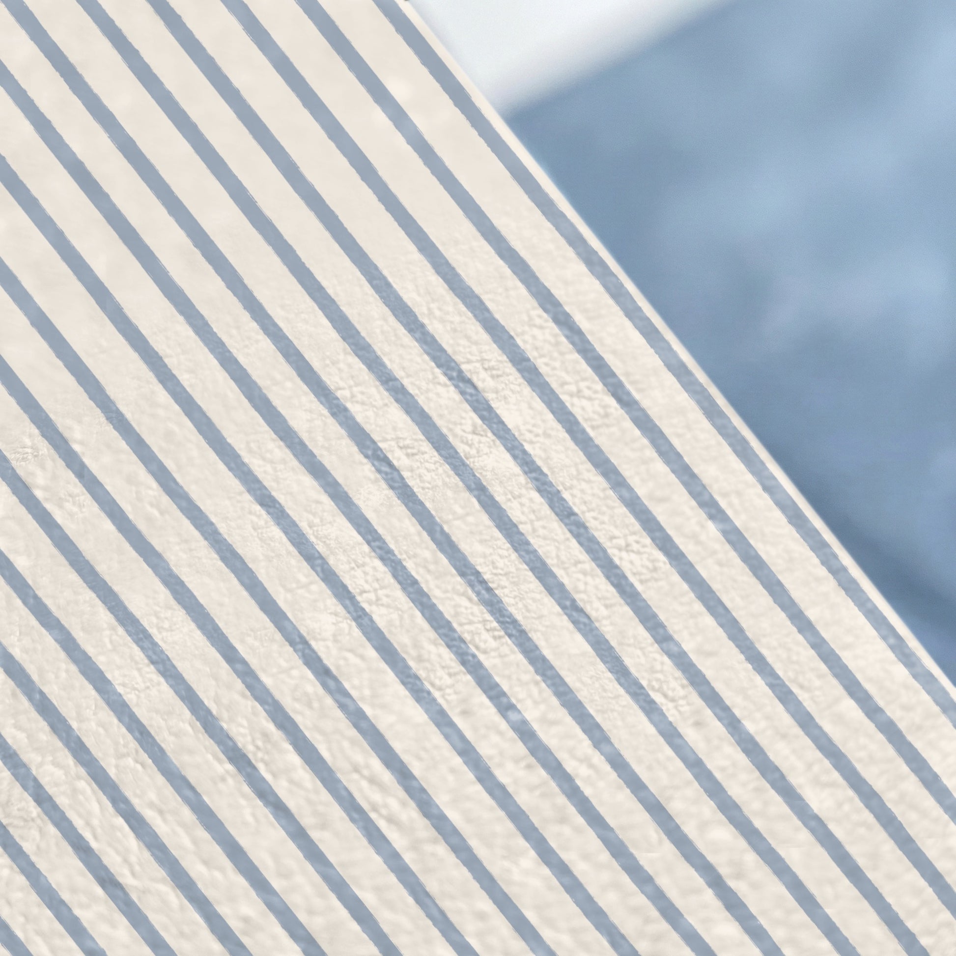 Blue and White Striped Pattern Design Product