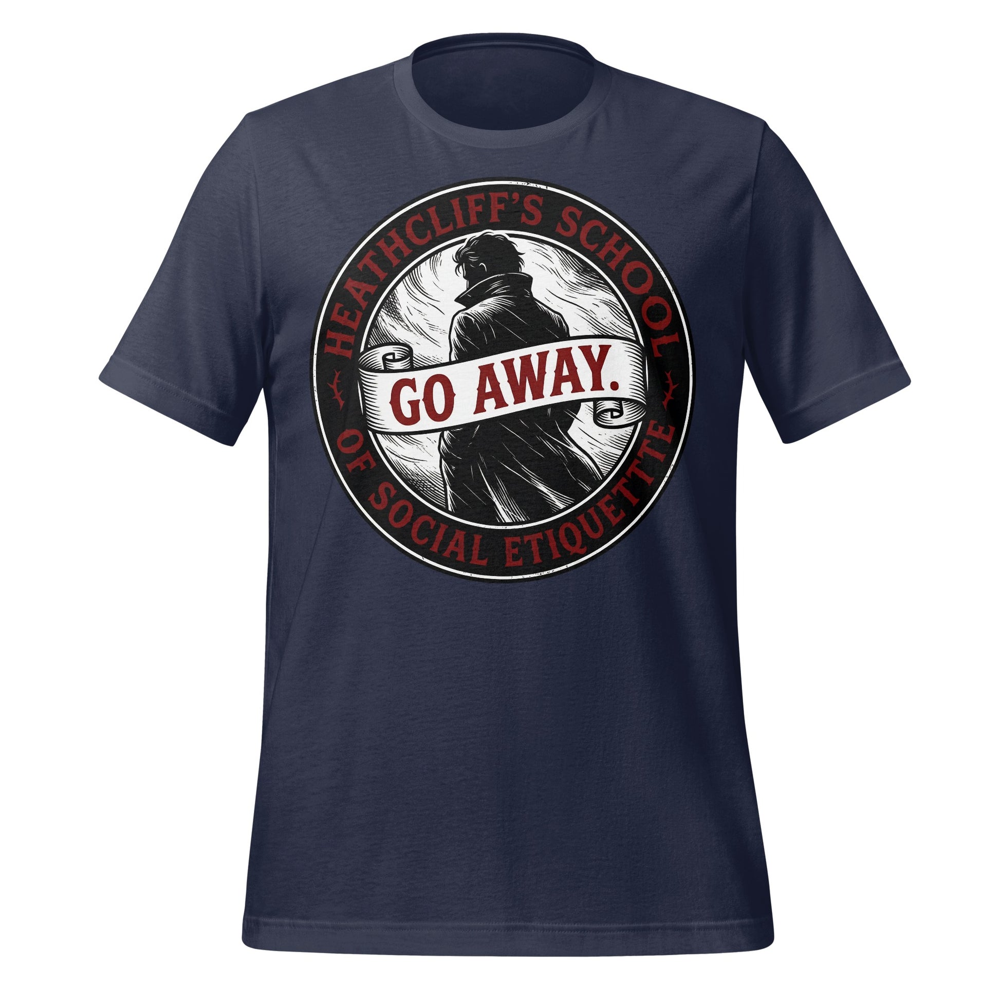 Heathcliff's School of Social Etiquette Go Away Shirt
