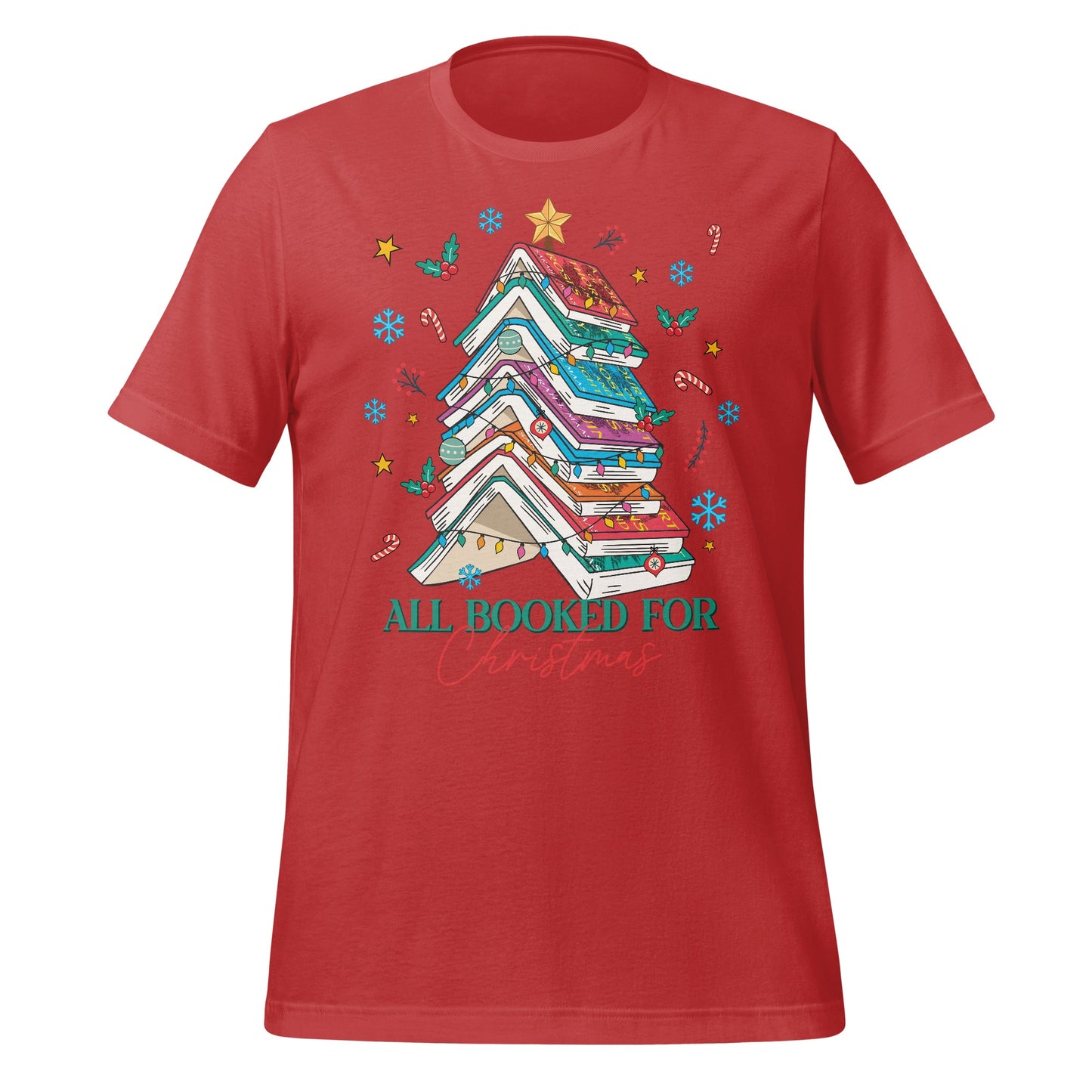 All Booked For Christmas Graphic Tee