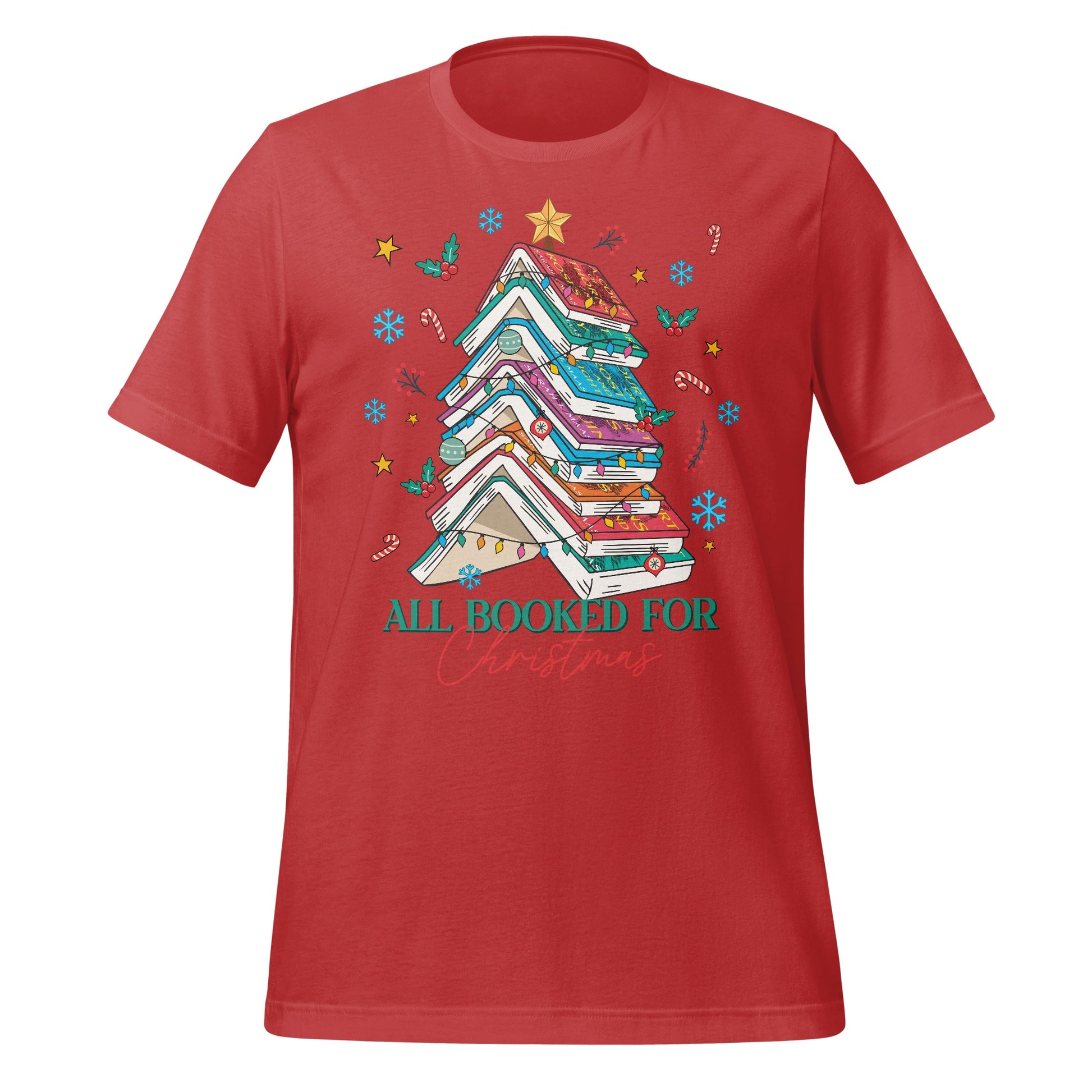 All Booked For Christmas Graphic Tee