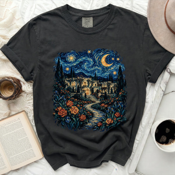 Spring Court Tee in Black