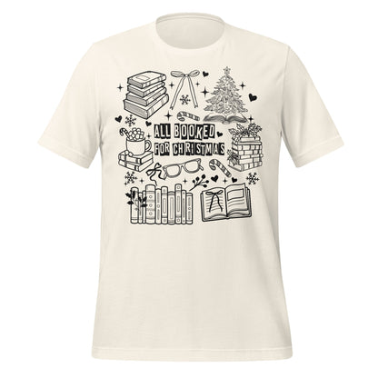 All Booked For Christmas Holiday Graphic Tee