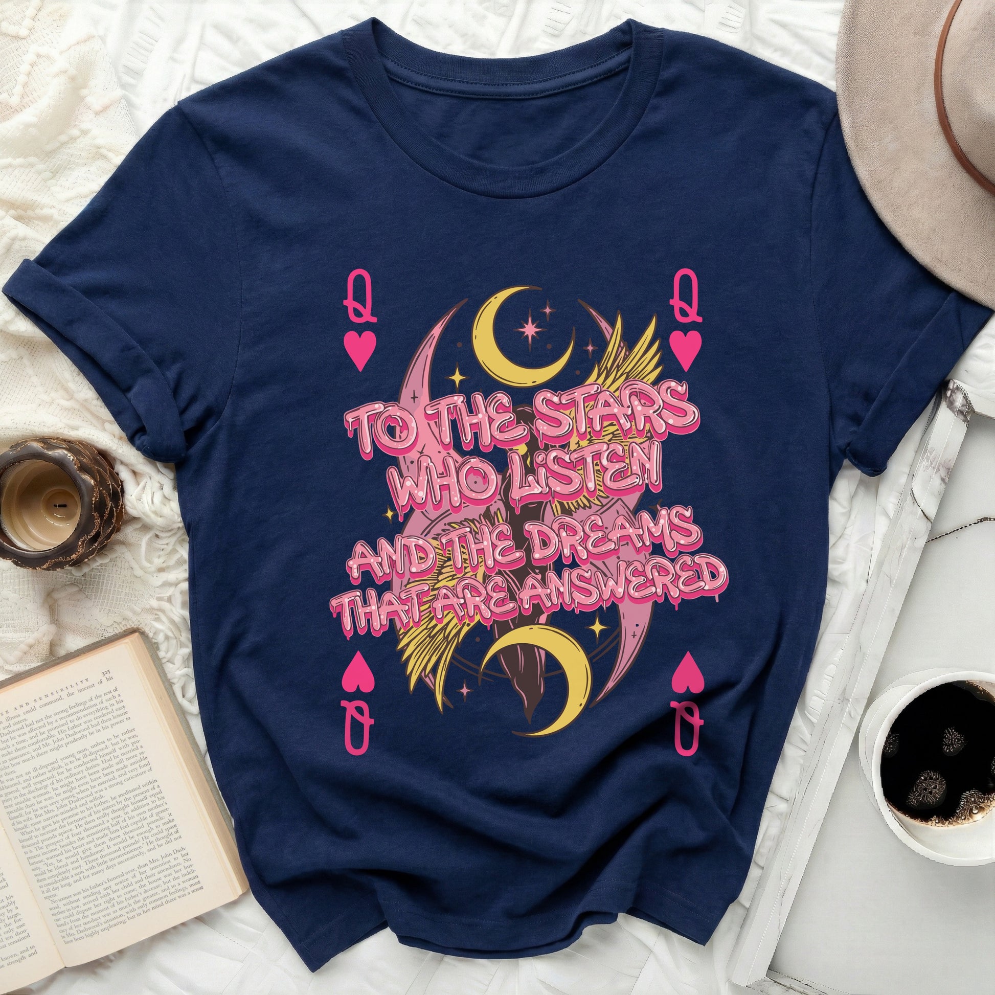 Stars Listen Dreams Answered Moon Queen Card product type