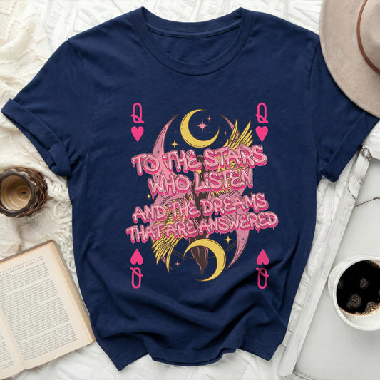 Stars Listen Dreams Answered Moon Queen Card product type