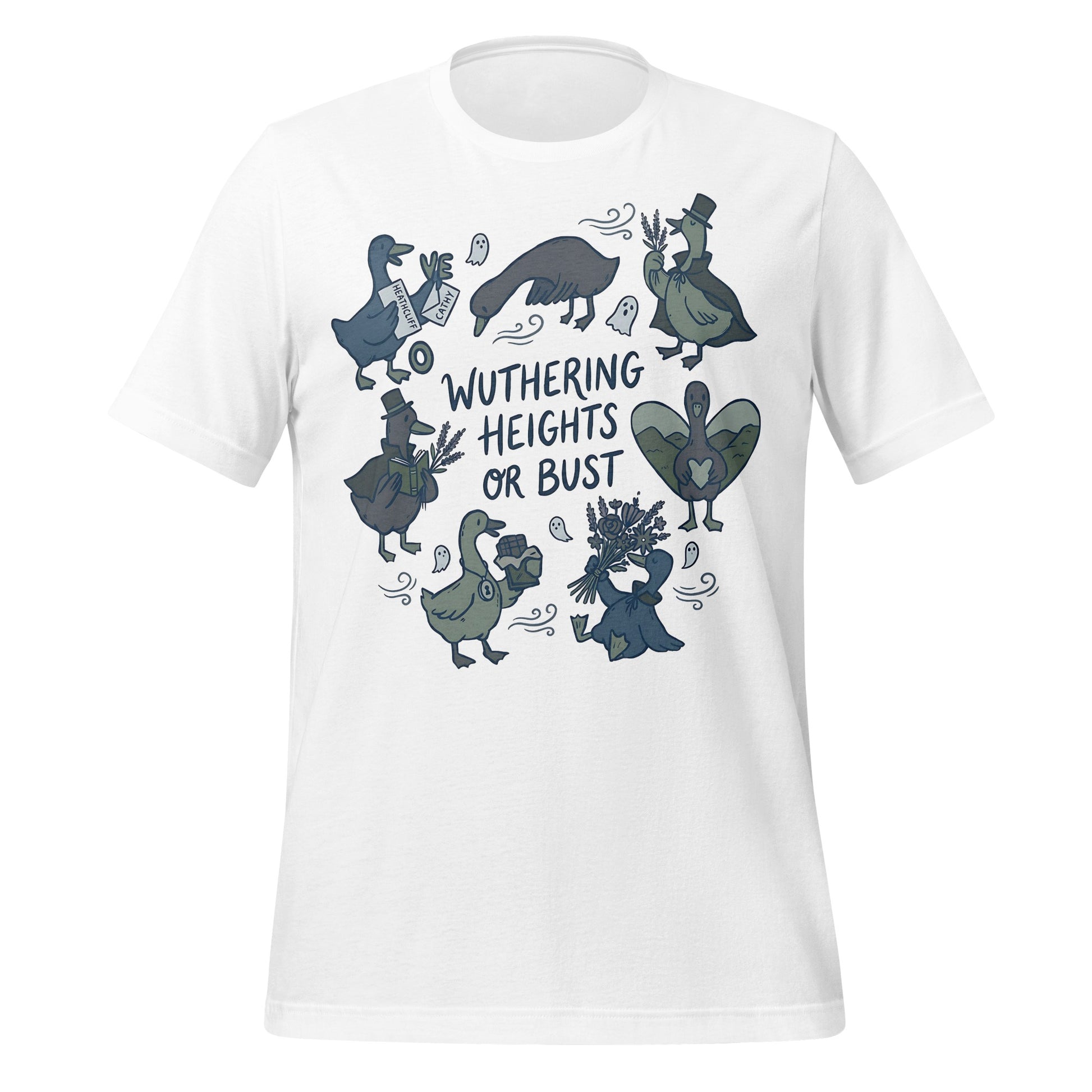 Wuthering Heights or Bust Duck Graphic T-Shirt