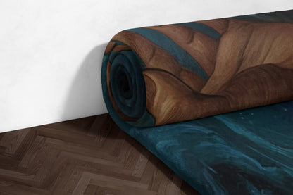 Beautiful Vibrant Abstract Art Area Rug