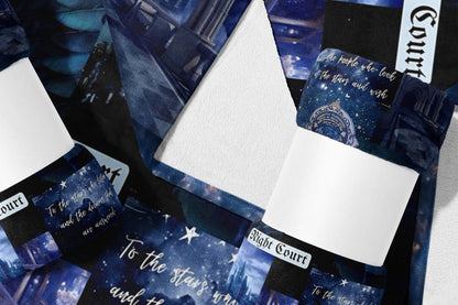 Night Court Stars and Wings Themed Bedding Set