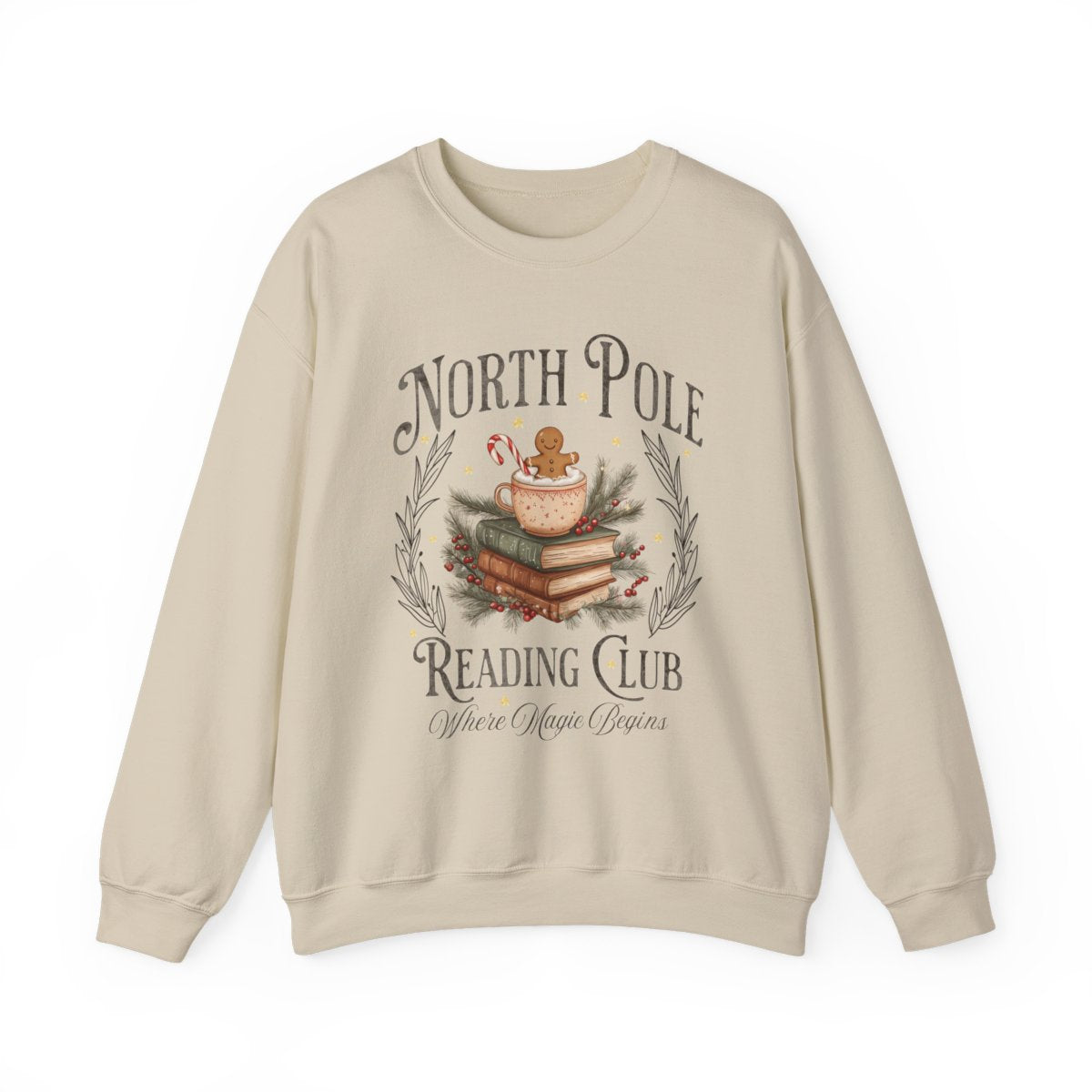 North Pole Reading Club Where Magic Begins sweatshirt