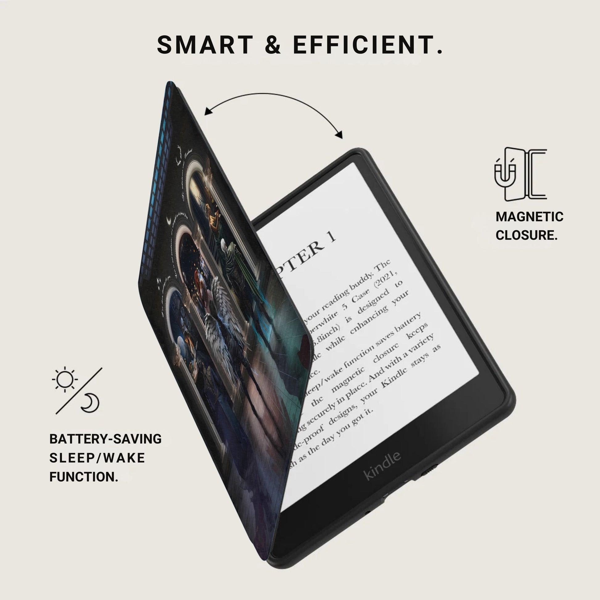 SMART & EFFICIENT MAGNETIC SLEEP WAKE Kindle Case product type