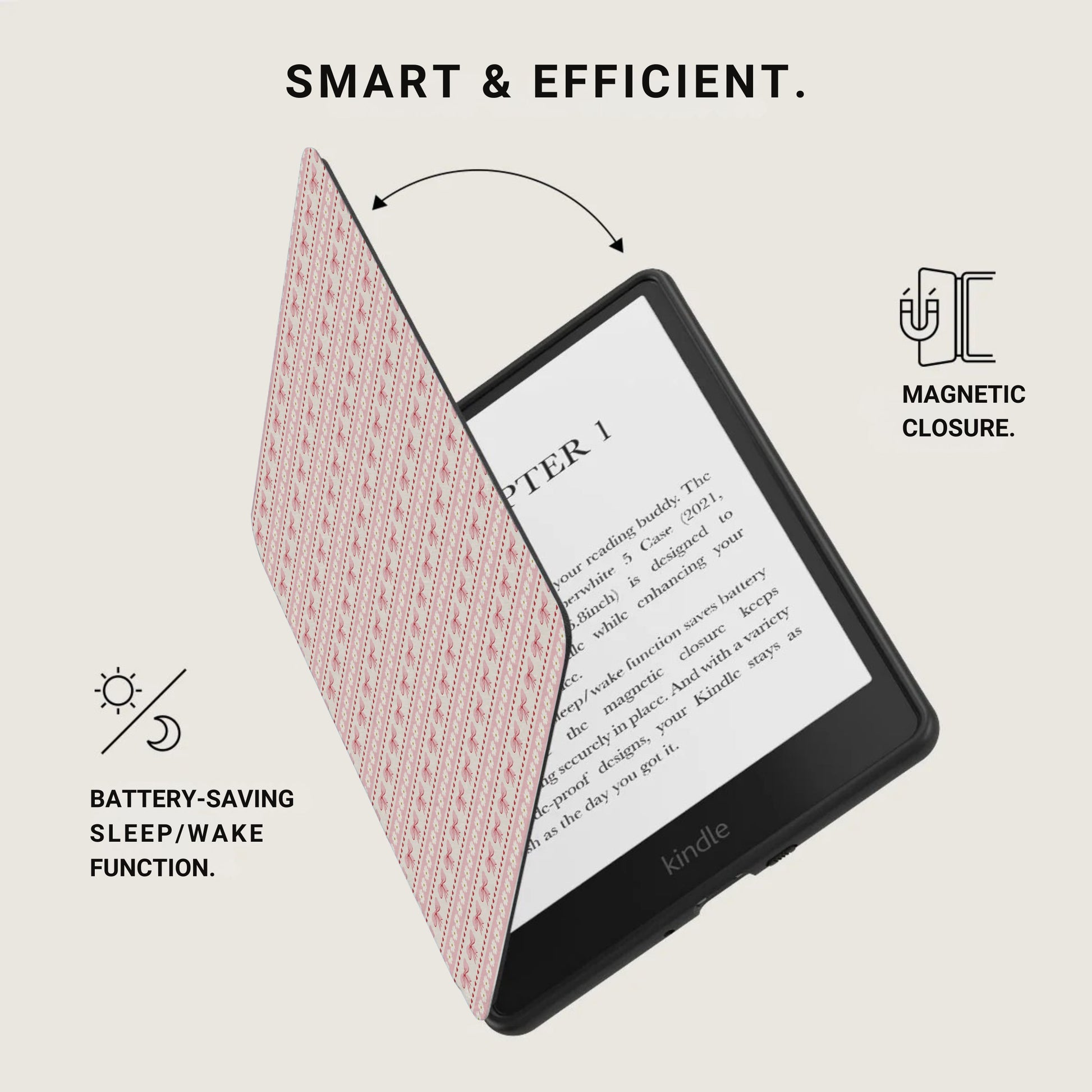 Smart Efficient Kindle Cover with Battery Saving Function