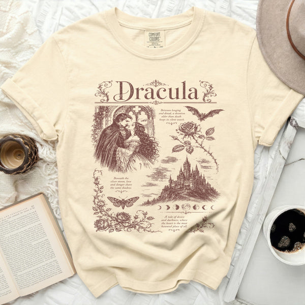 Dracula's Embrace Tee in Ivory