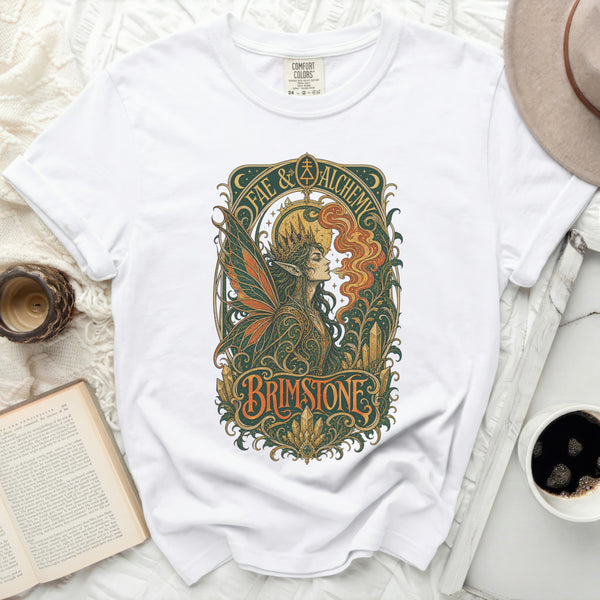 Fae Alchemy Brimstone Tee in White