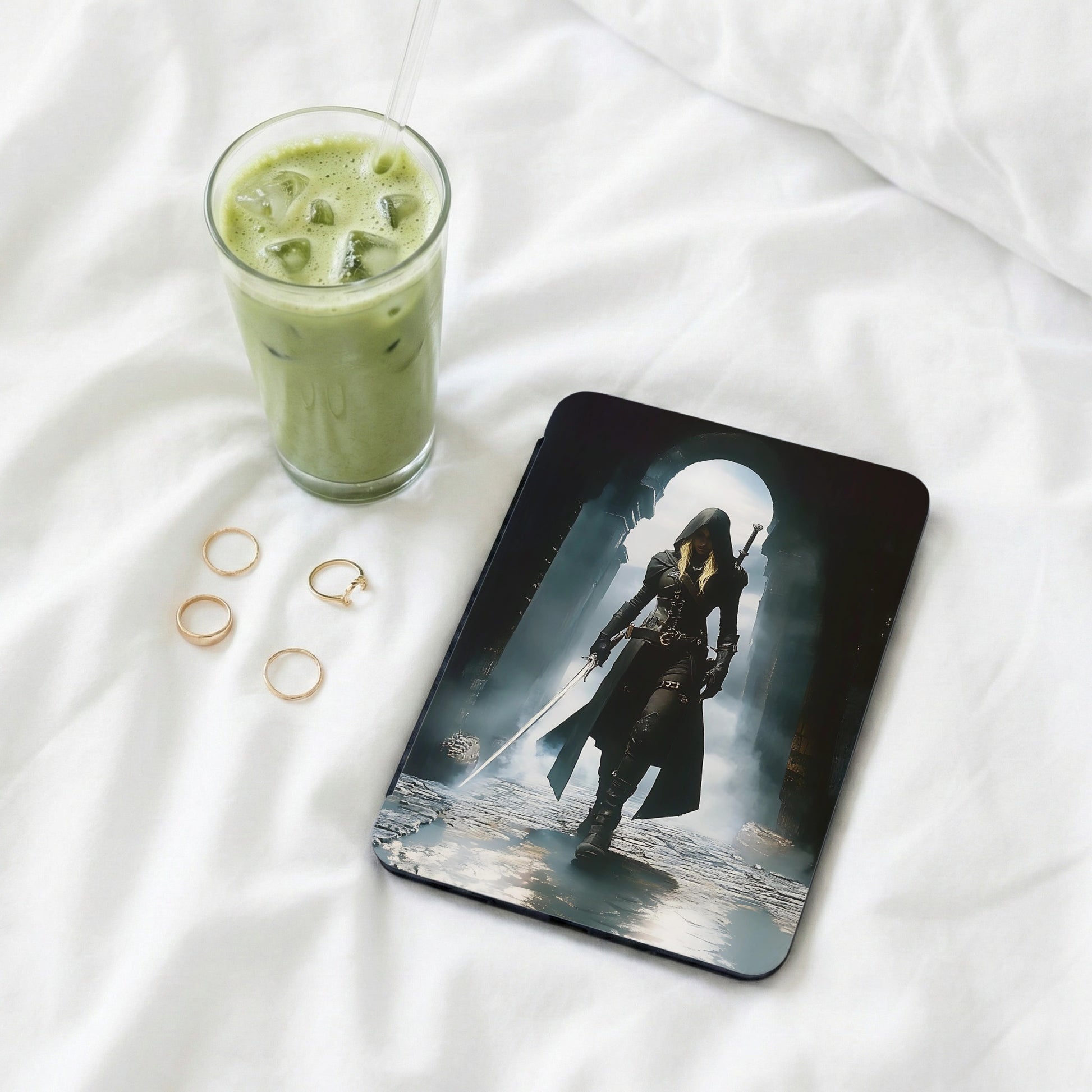 Fantasy Warrior Character Gaming Mouse Pad