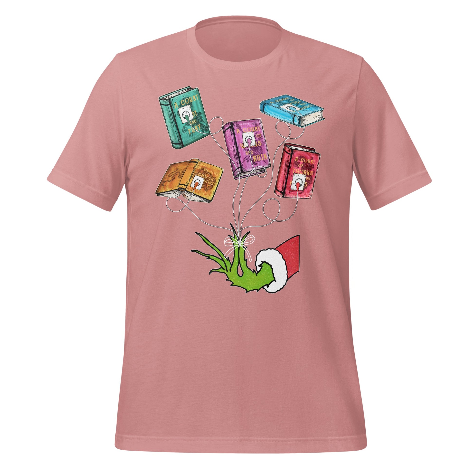 Whimsical Reindeer and Floating Books T-Shirt