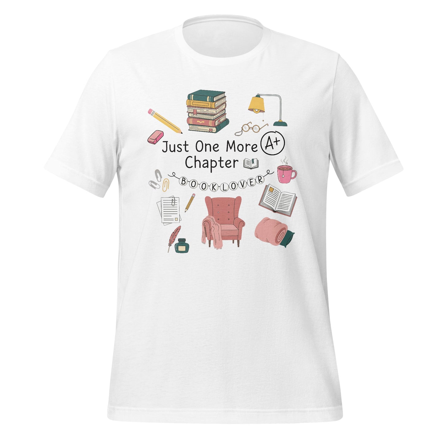 Just One More Chapter Booklover Graphic T-shirt