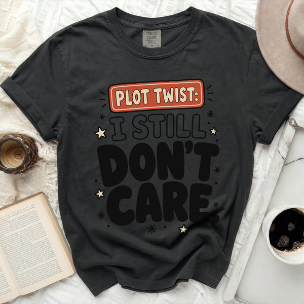 Plot Twist Indifference Tee in Black