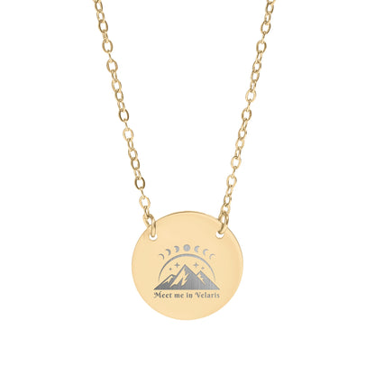 Meet Me in Velaris Circle Necklace - MagicMerchEmporium