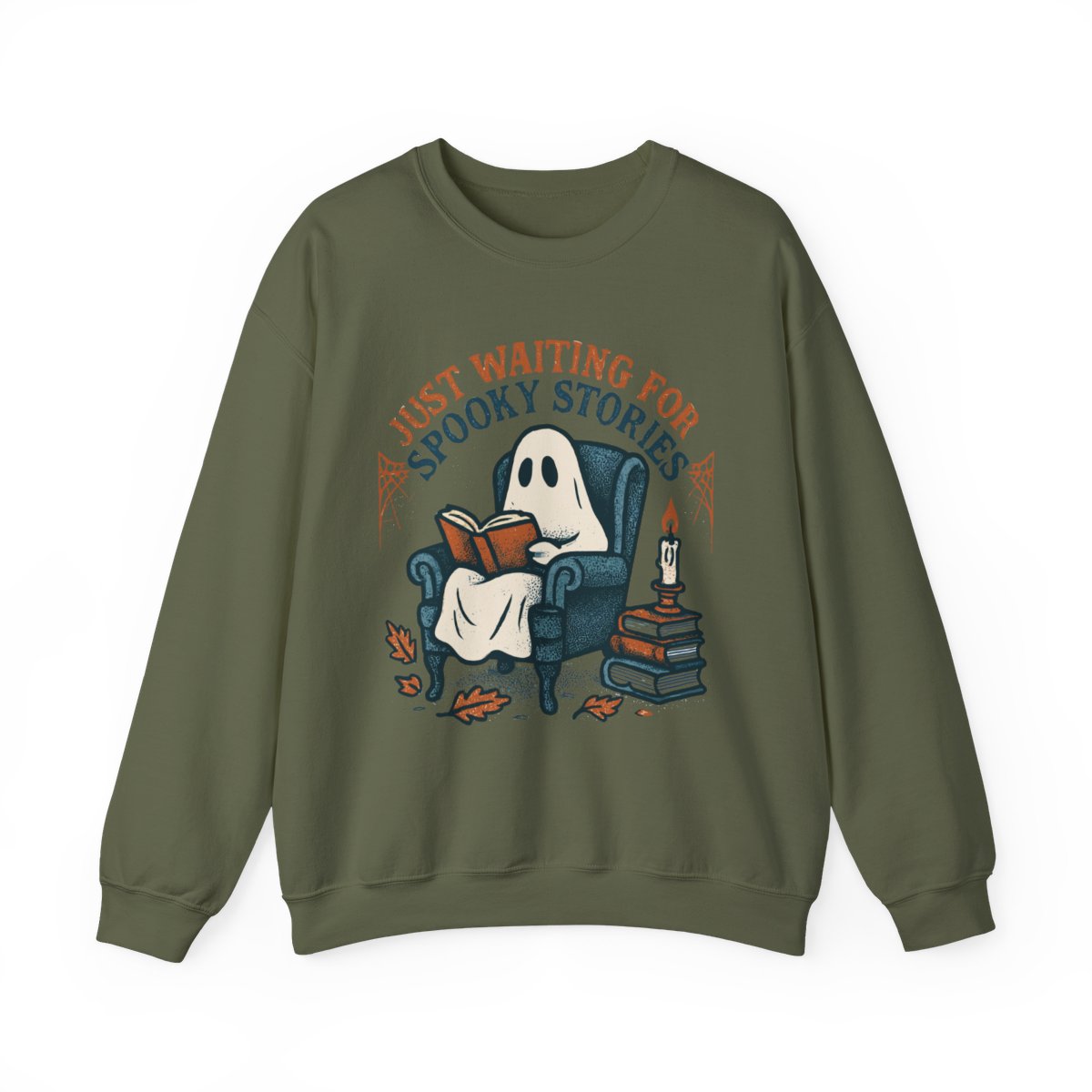 Just Waiting For Spooky Stories Sweatshirt