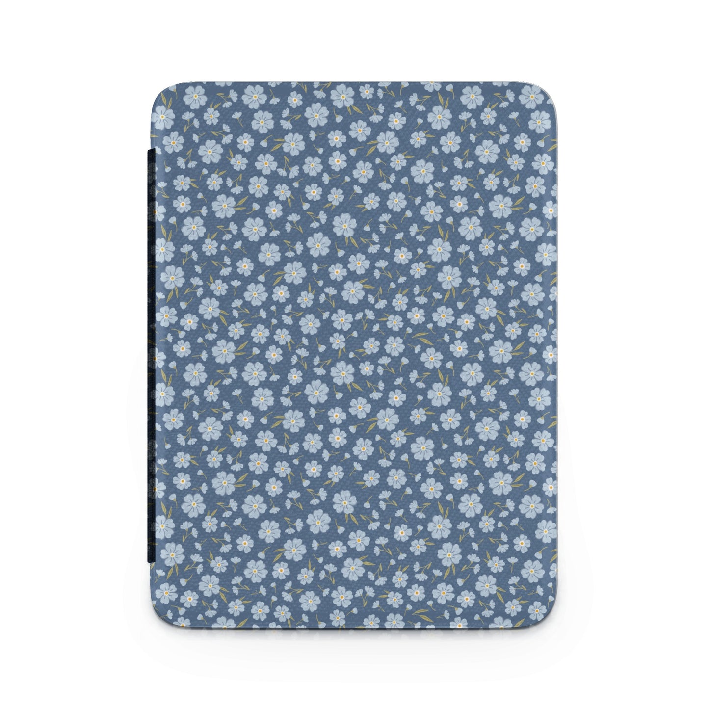 Blue Floral Patterned Protective Cover for Tablet