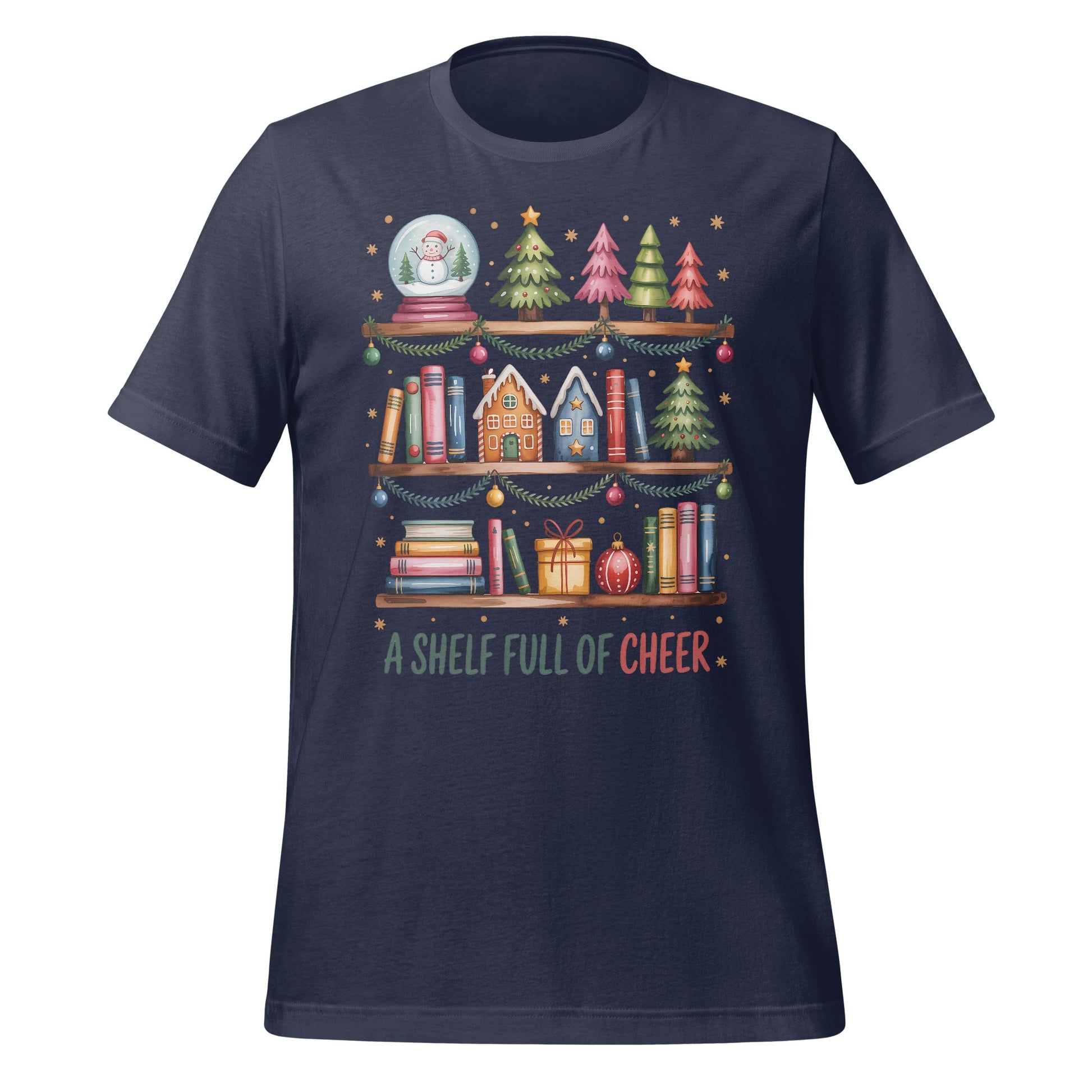 Festive Christmas Shelf Full of Cheer Graphic Tee