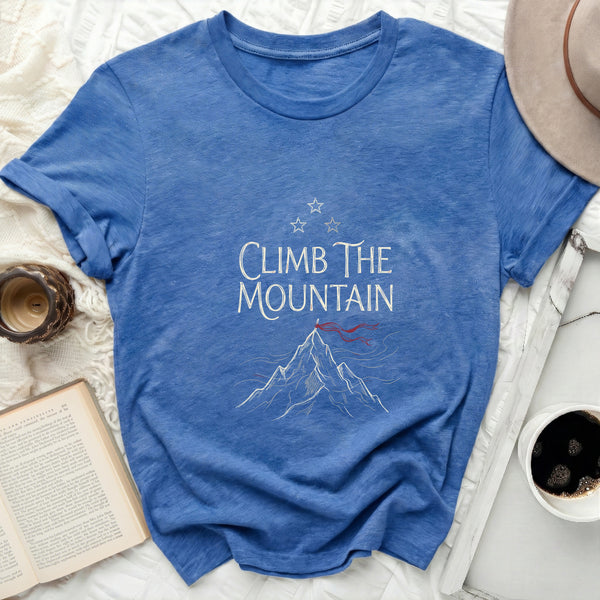 Velaris Windswept Peak Tee in Heather True Royal