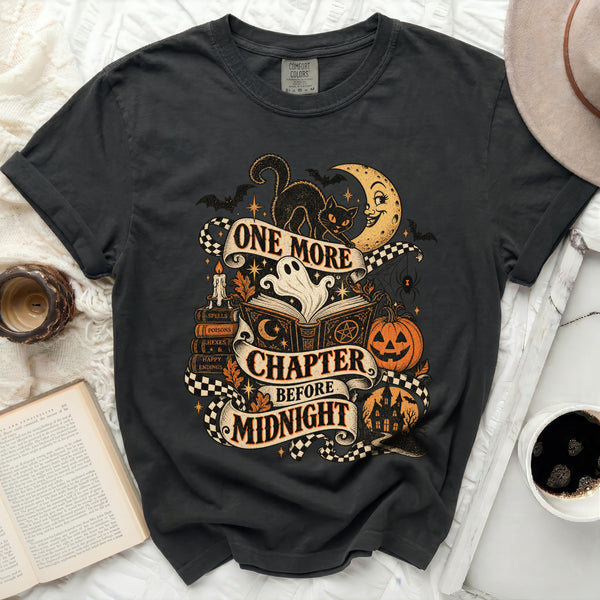 Cozy One More Chapter Tee in Black