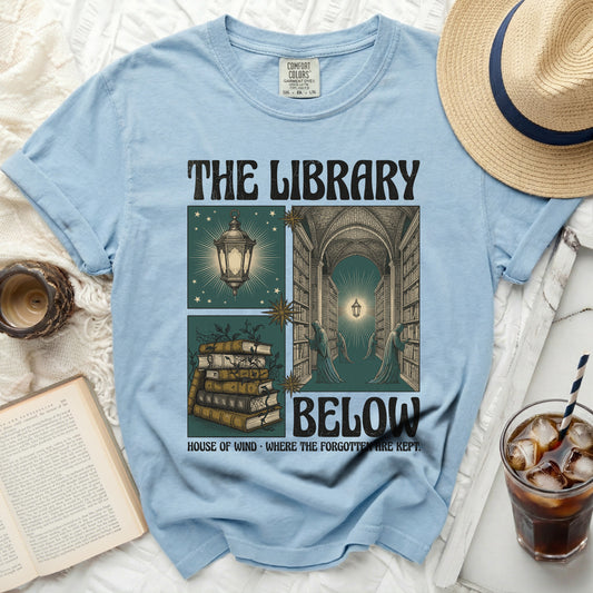 The Library Below, house of wind - where the forgotten are kept design.