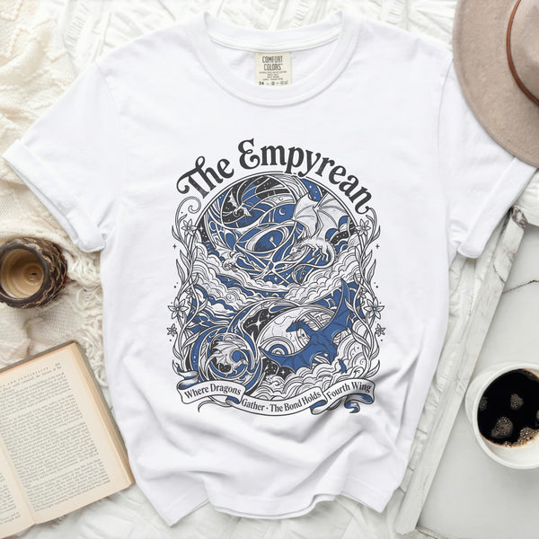Empyrean Dragon Tee in White