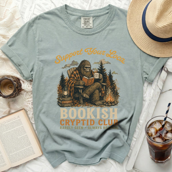 Bookish Cryptid Club Tee in Bay