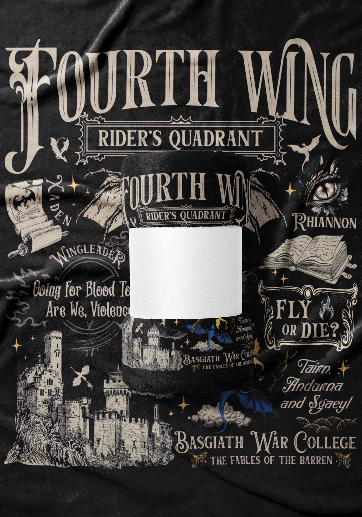 Fourth Wing Rider's Quadrant Detailed Artwork